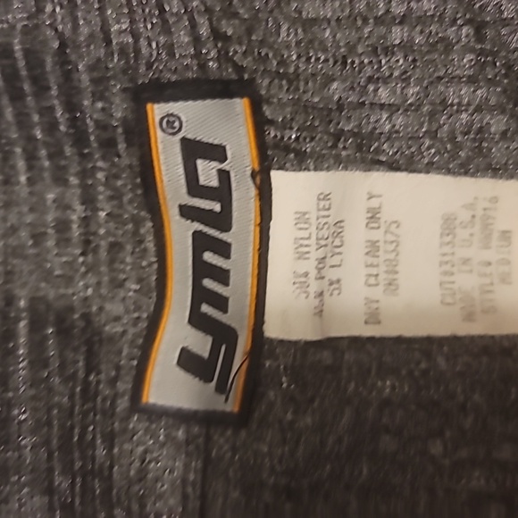 Ymla Fitted Gray Textured Polo Muscle Club Shirt Men's Size M - Picture 2 of 4